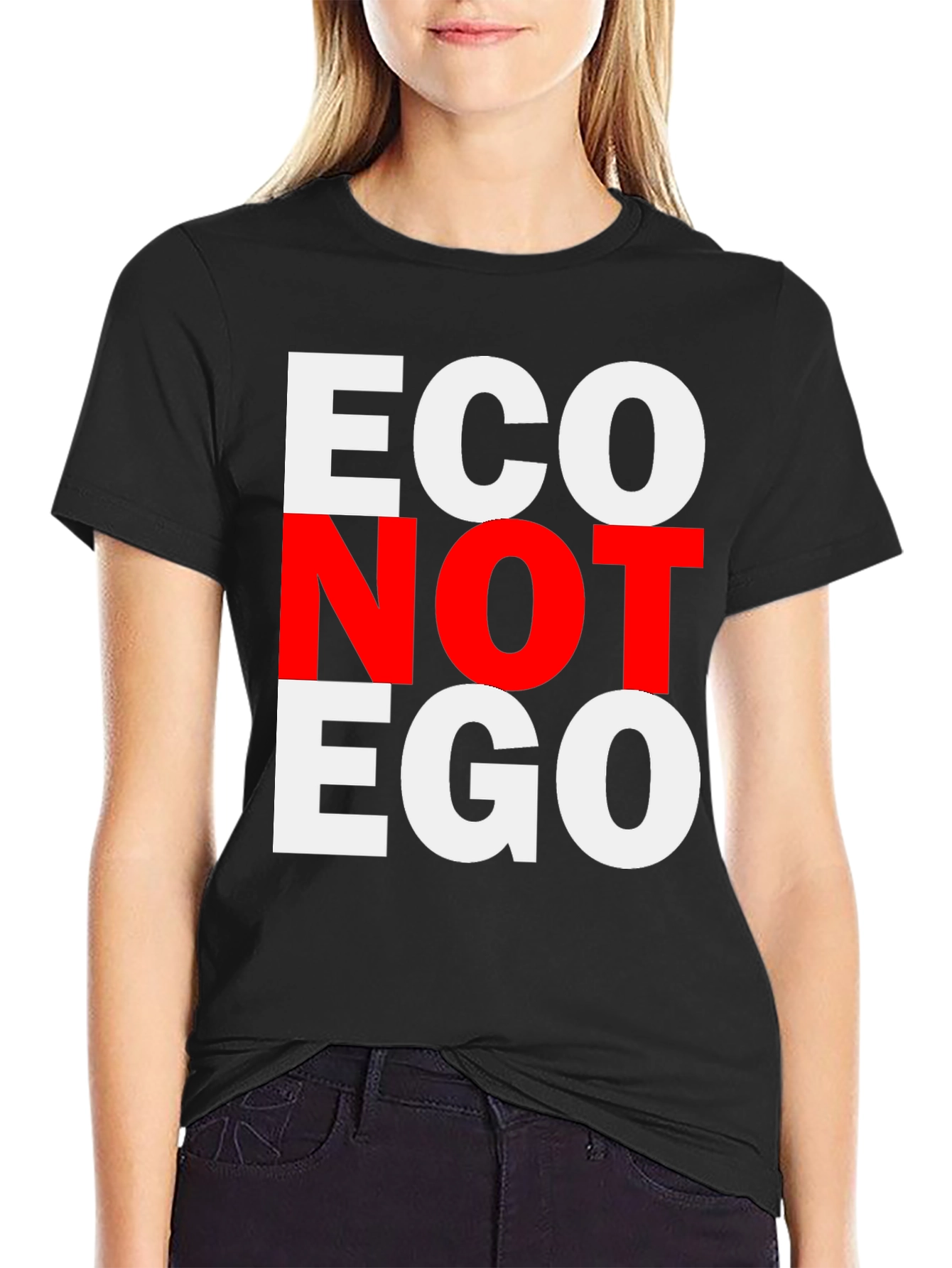Eco Not Ego Graphic Tee - Unisex T-Shirt
