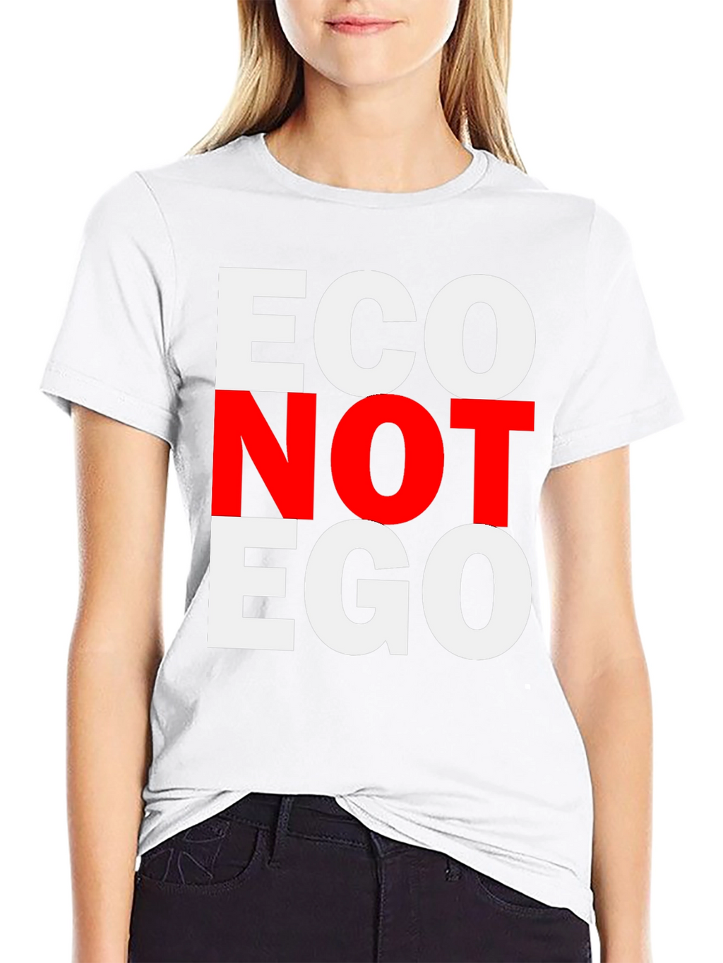 Eco Not Ego Graphic Tee - Unisex T-Shirt