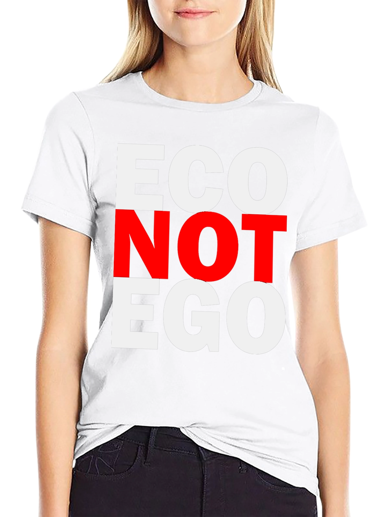 Eco Not Ego Graphic Tee - Unisex T-Shirt