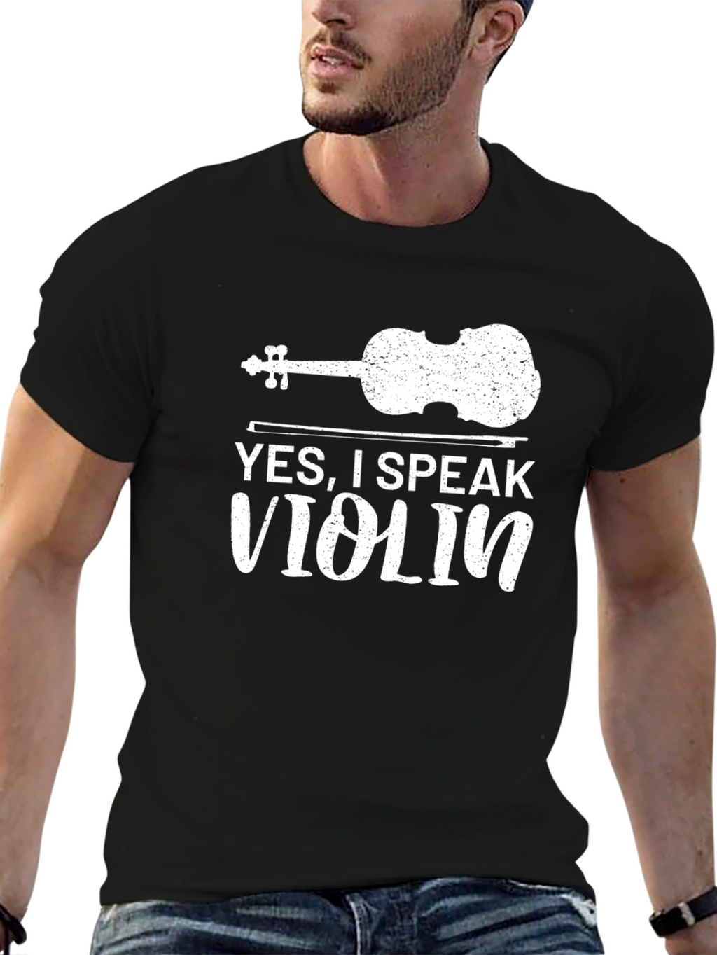Yes I Speak Violin T-Shirt - Musician Tee