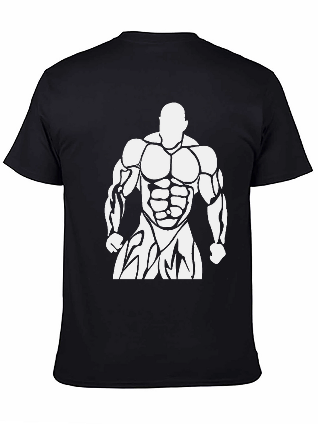 Bodybuilder Graphic Tee - Black Gym Shirt