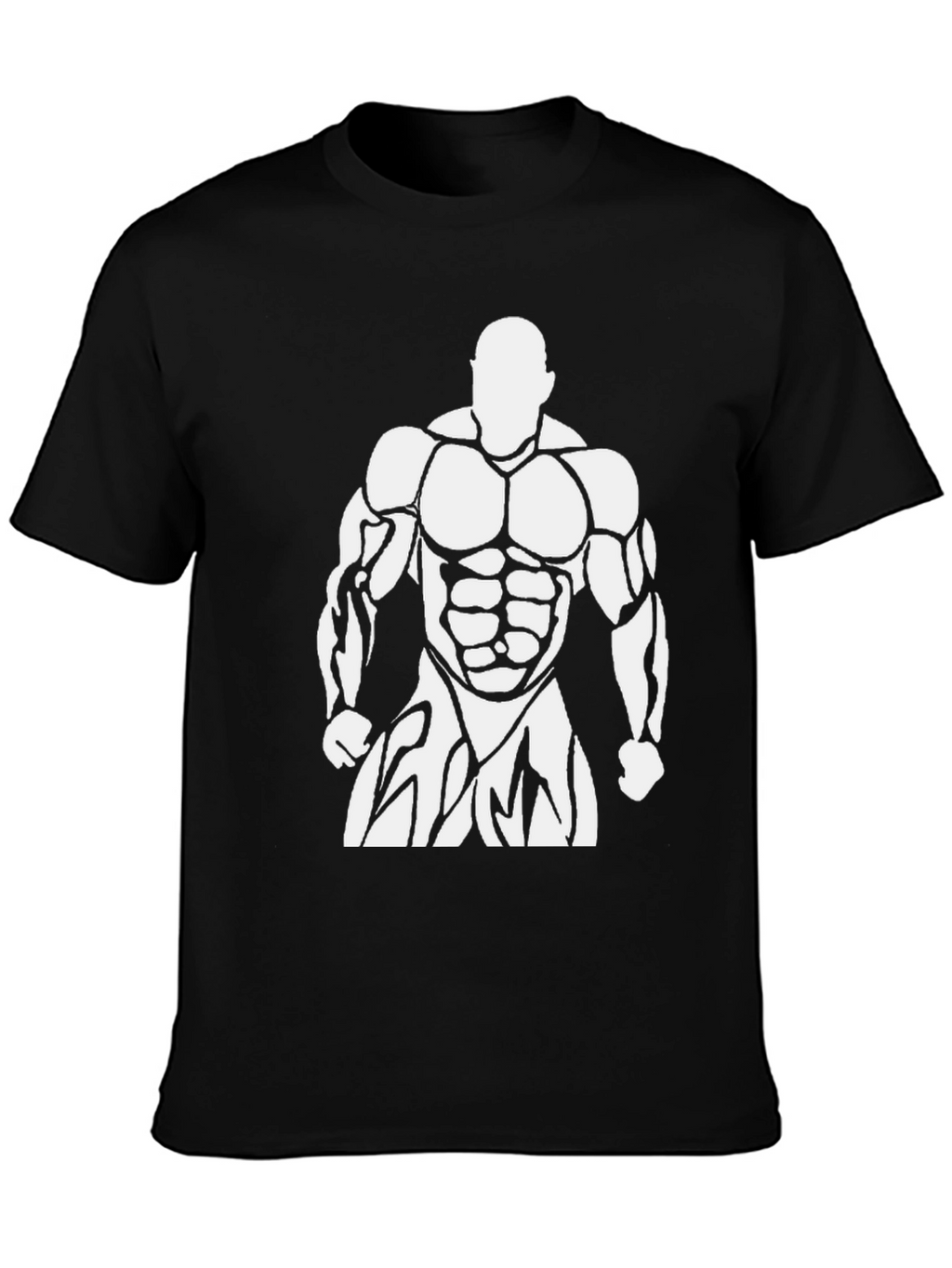 Bodybuilder Graphic Tee - Black Gym Shirt