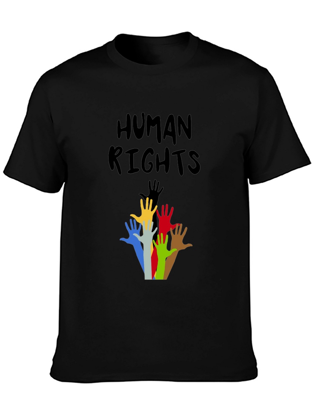 Human Rights Graphic T-Shirt - Black
