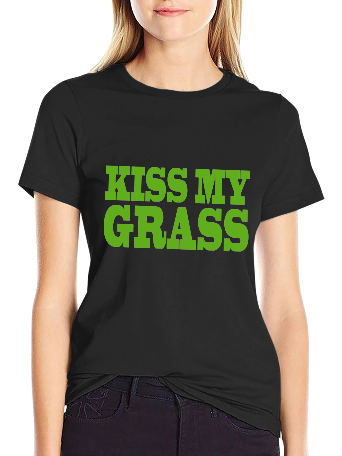 Kiss My Grass T-Shirt - Bold Statement Tee