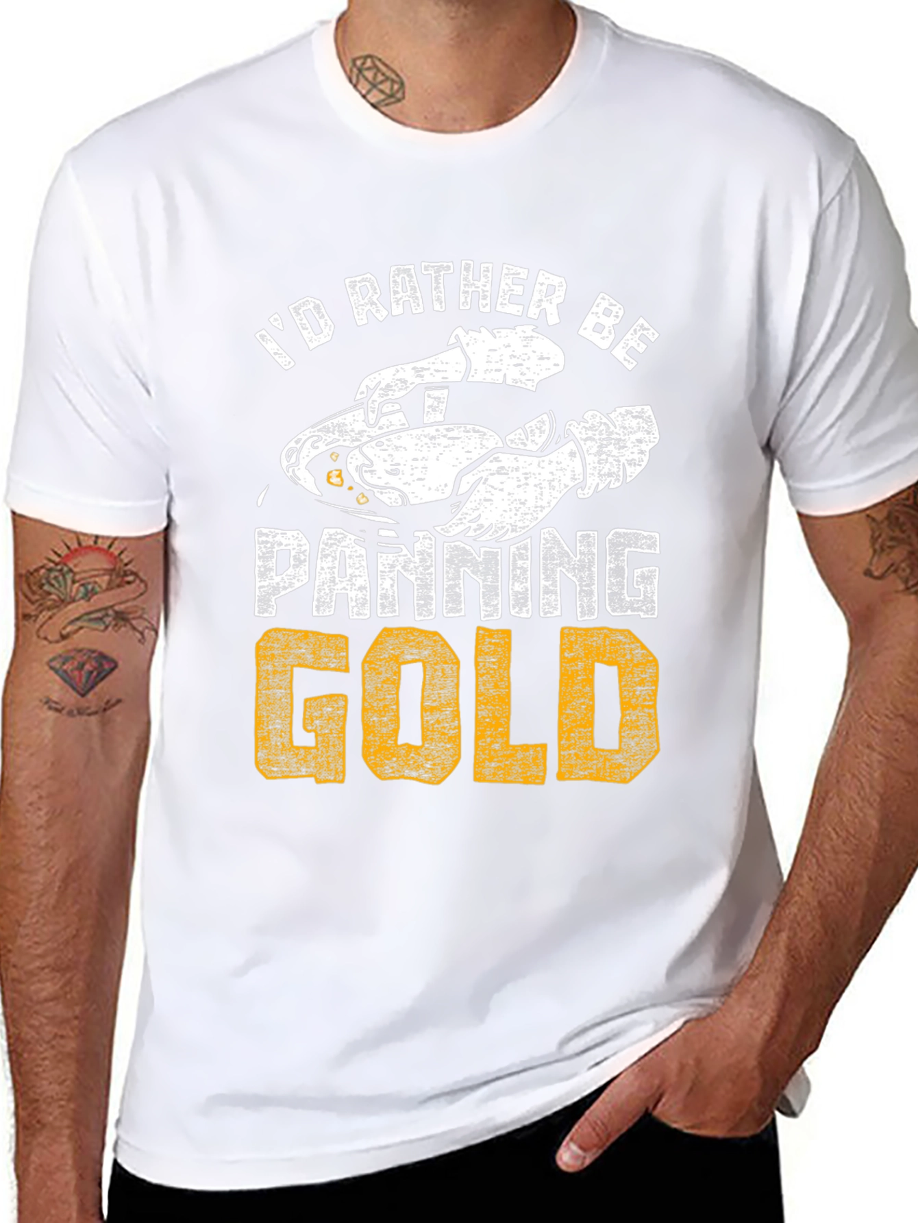 Id Rather Be Panning Gold T-Shirt