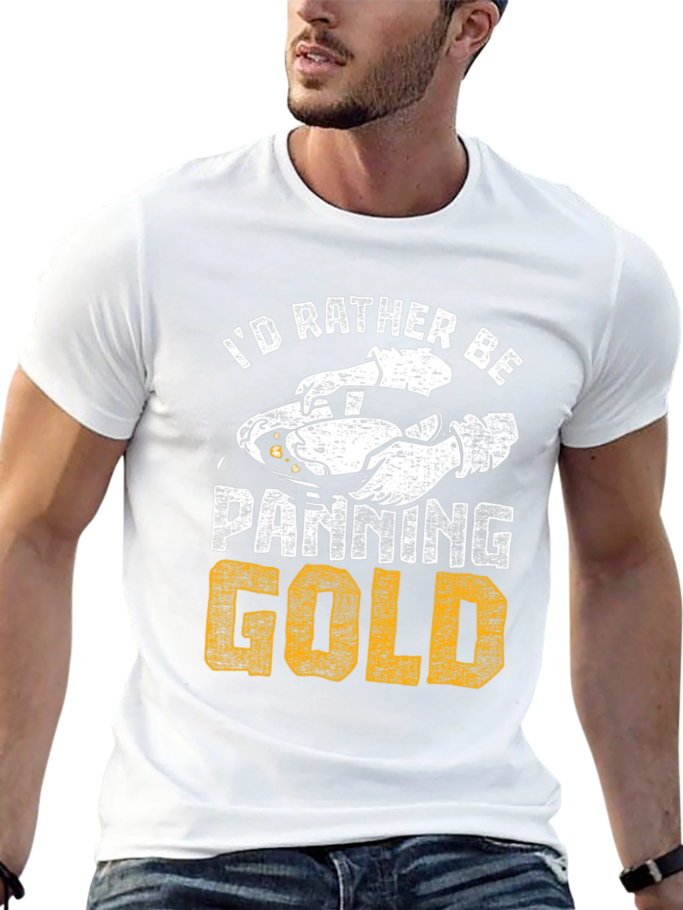 Id Rather Be Panning Gold T-Shirt