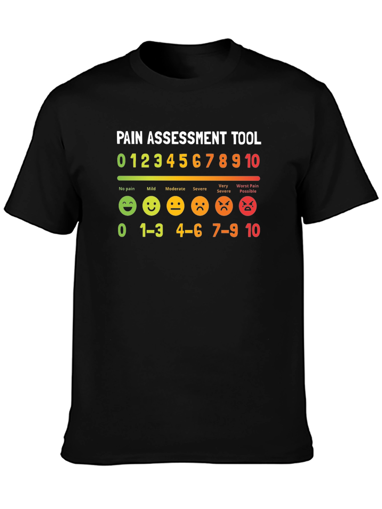 Pain Assessment Tool Graphic T-Shirt