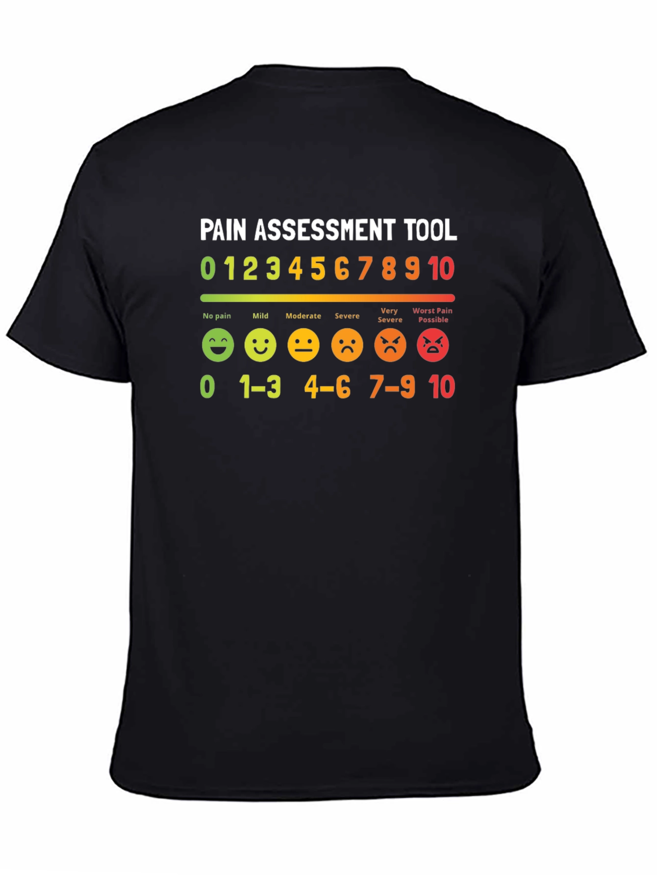 Pain Assessment Tool Graphic T-Shirt