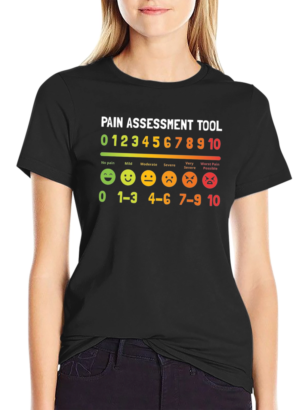 Pain Assessment Tool Graphic T-Shirt
