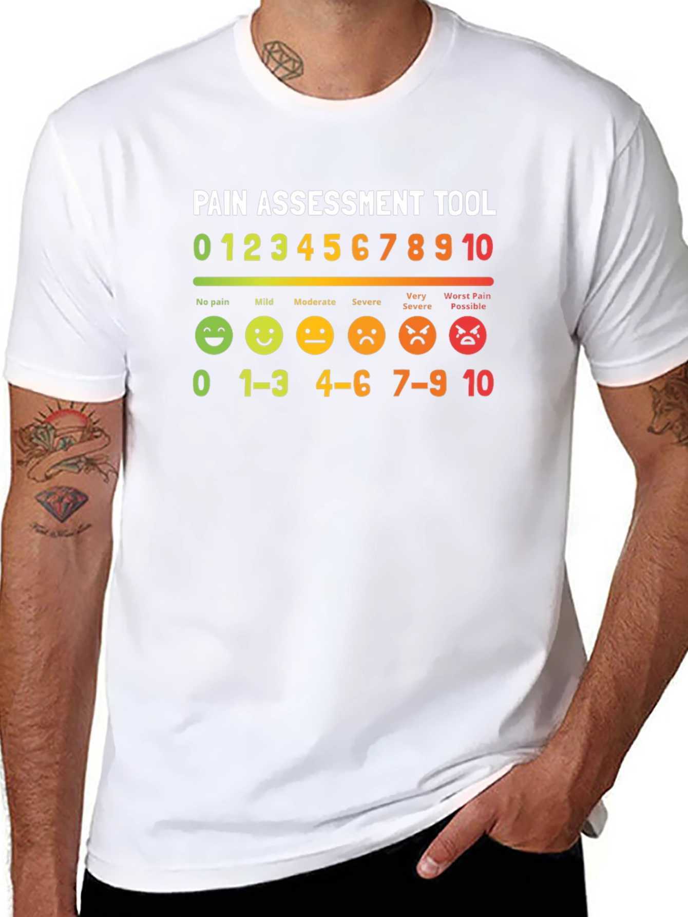 Pain Assessment Tool Graphic T-Shirt