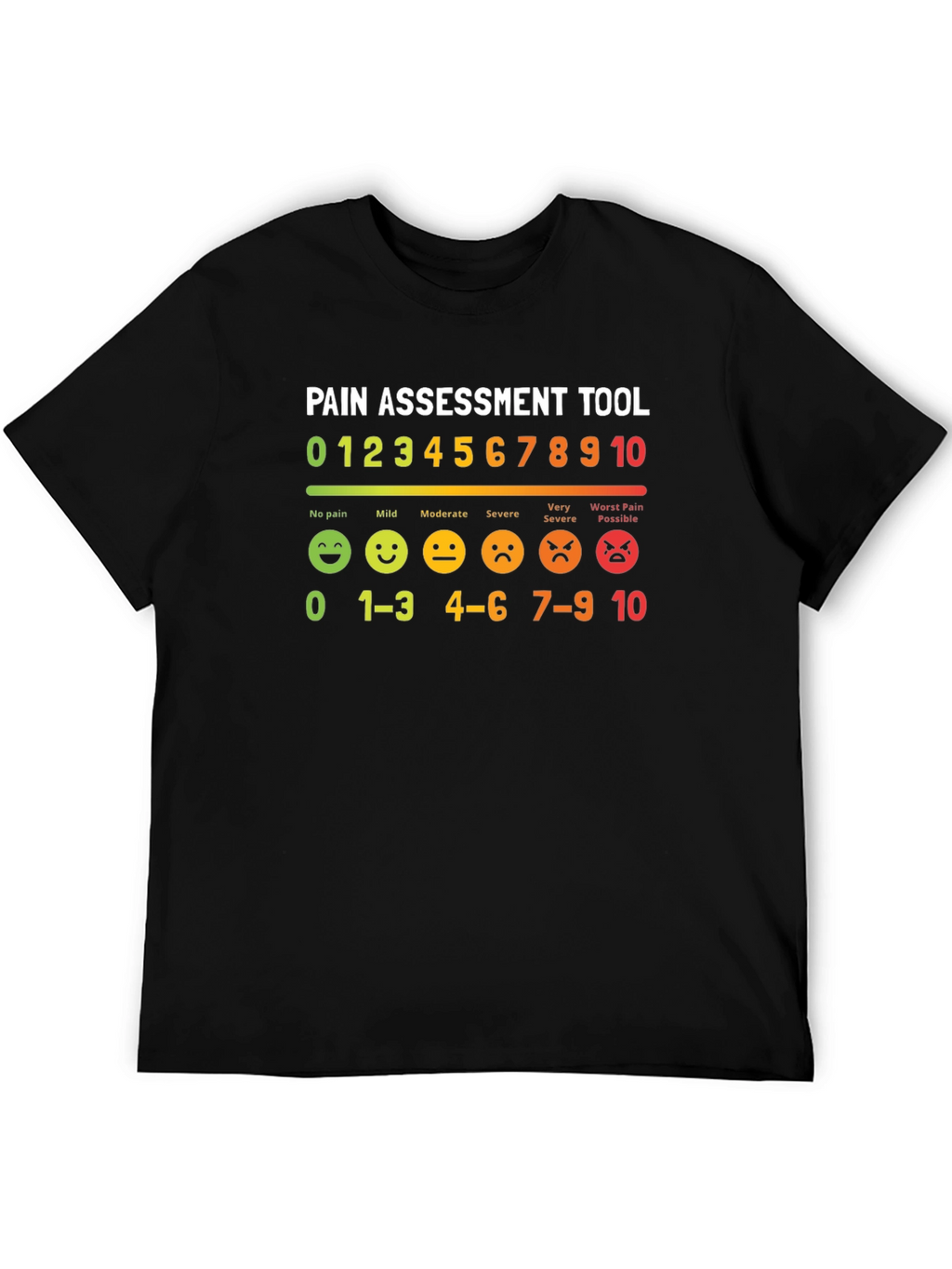 Pain Assessment Tool Graphic T-Shirt