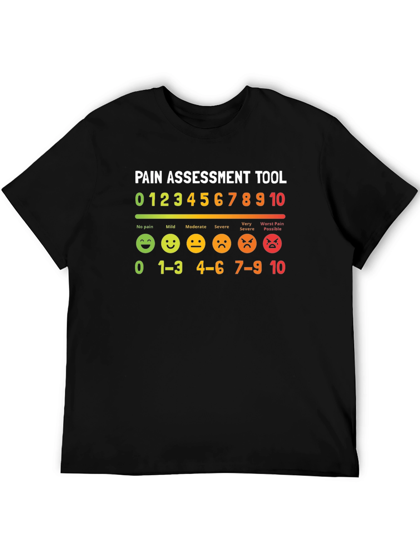 Pain Assessment Tool Graphic T-Shirt