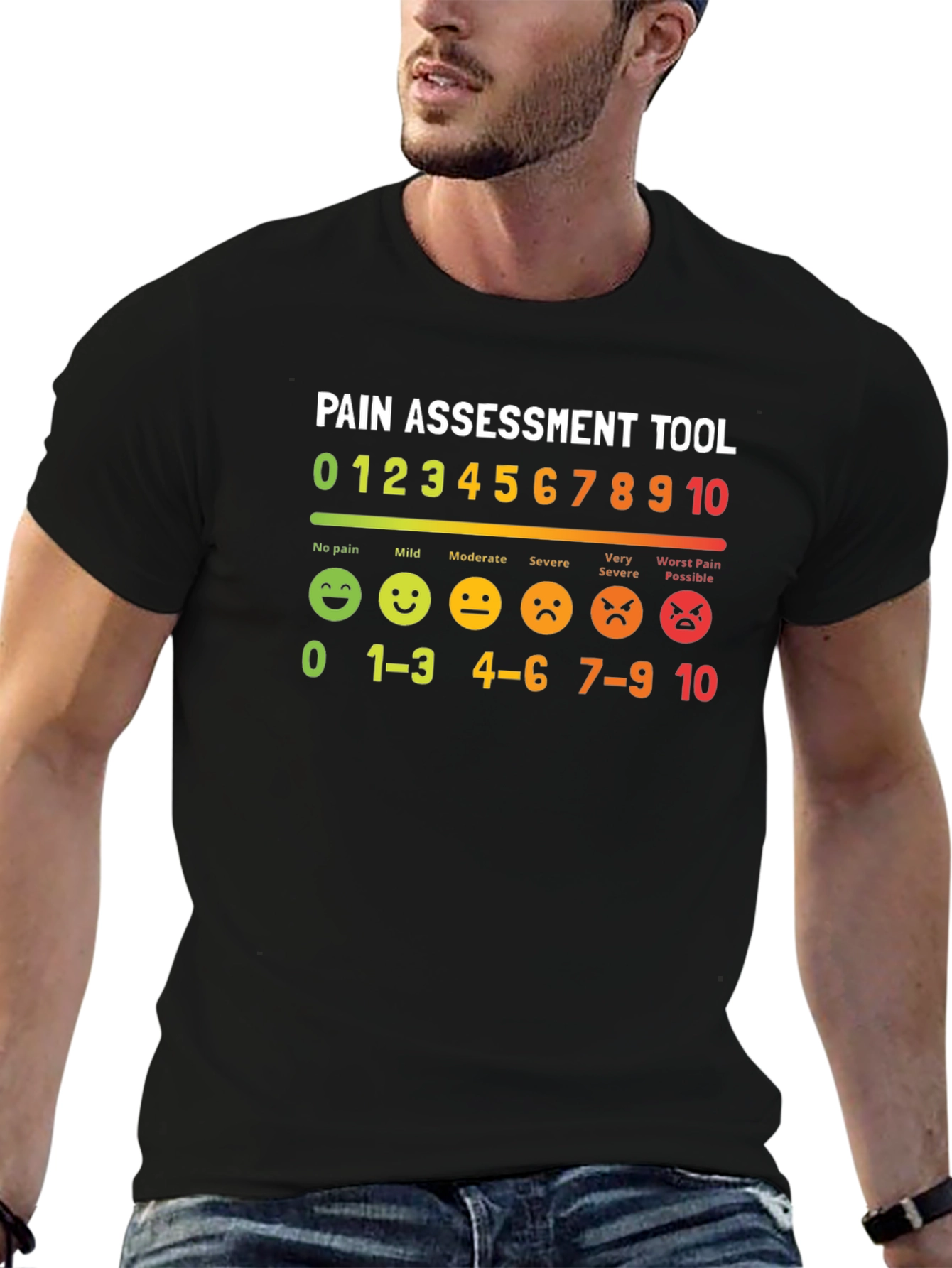 Pain Assessment Tool Graphic T-Shirt