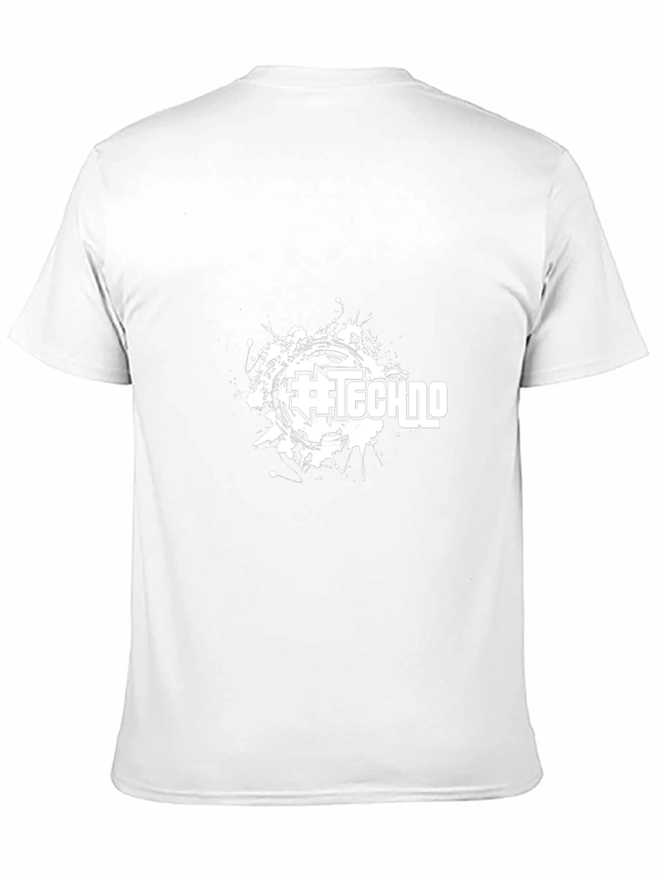 Techno Splash Black T-Shirt