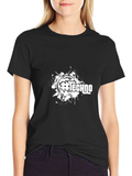 Techno Splash Black T-Shirt