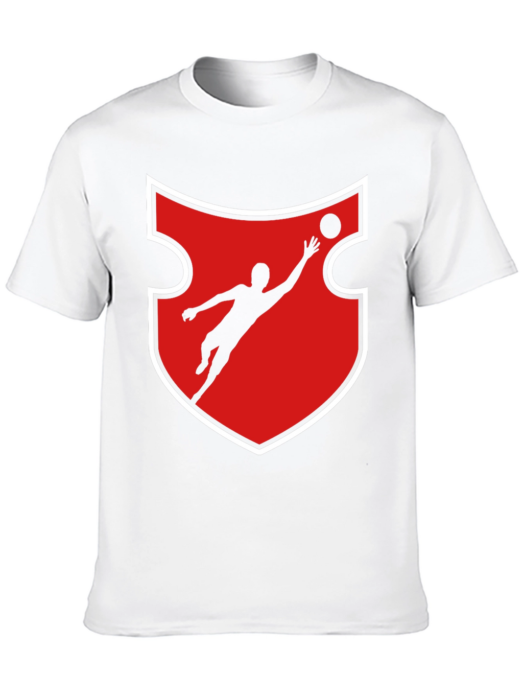 Goalkeeper Graphic Tee - Red Shield Design