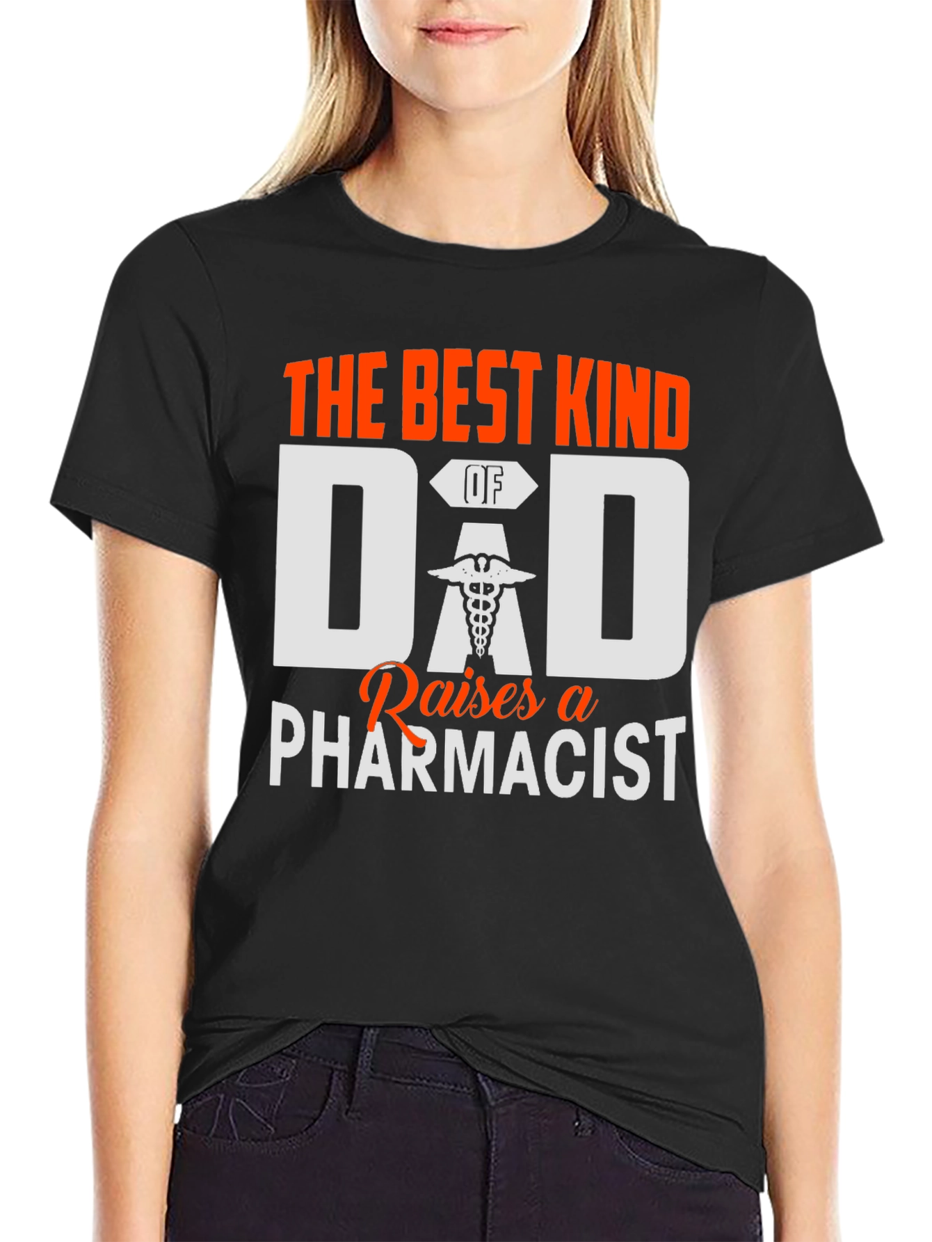 Best Dad Raises a Pharmacist Graphic T-Shirt