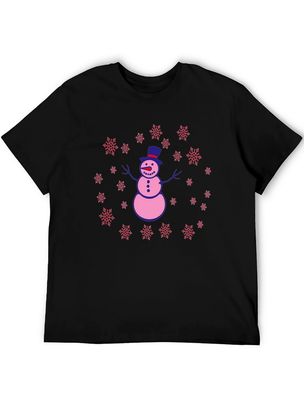 Snowman Snowflake Graphic Tee