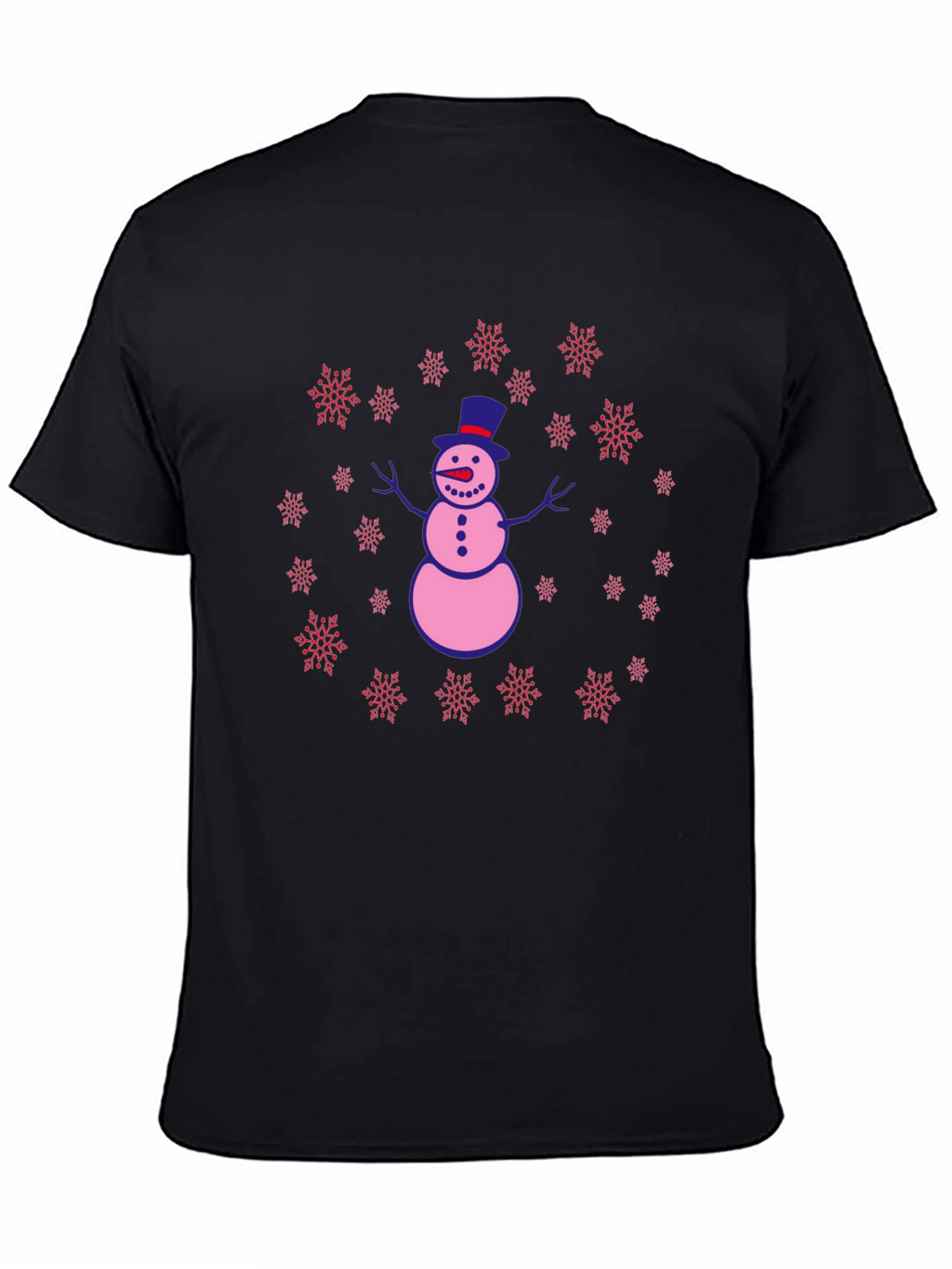 Snowman Snowflake Graphic Tee