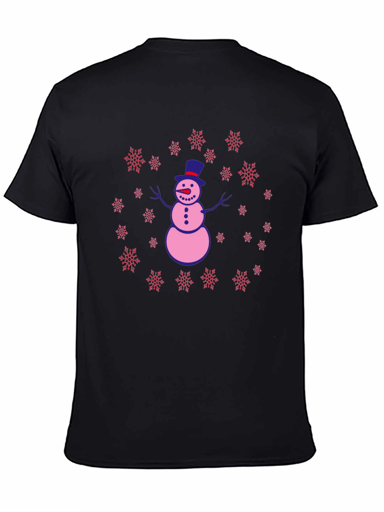 Snowman Snowflake Graphic Tee