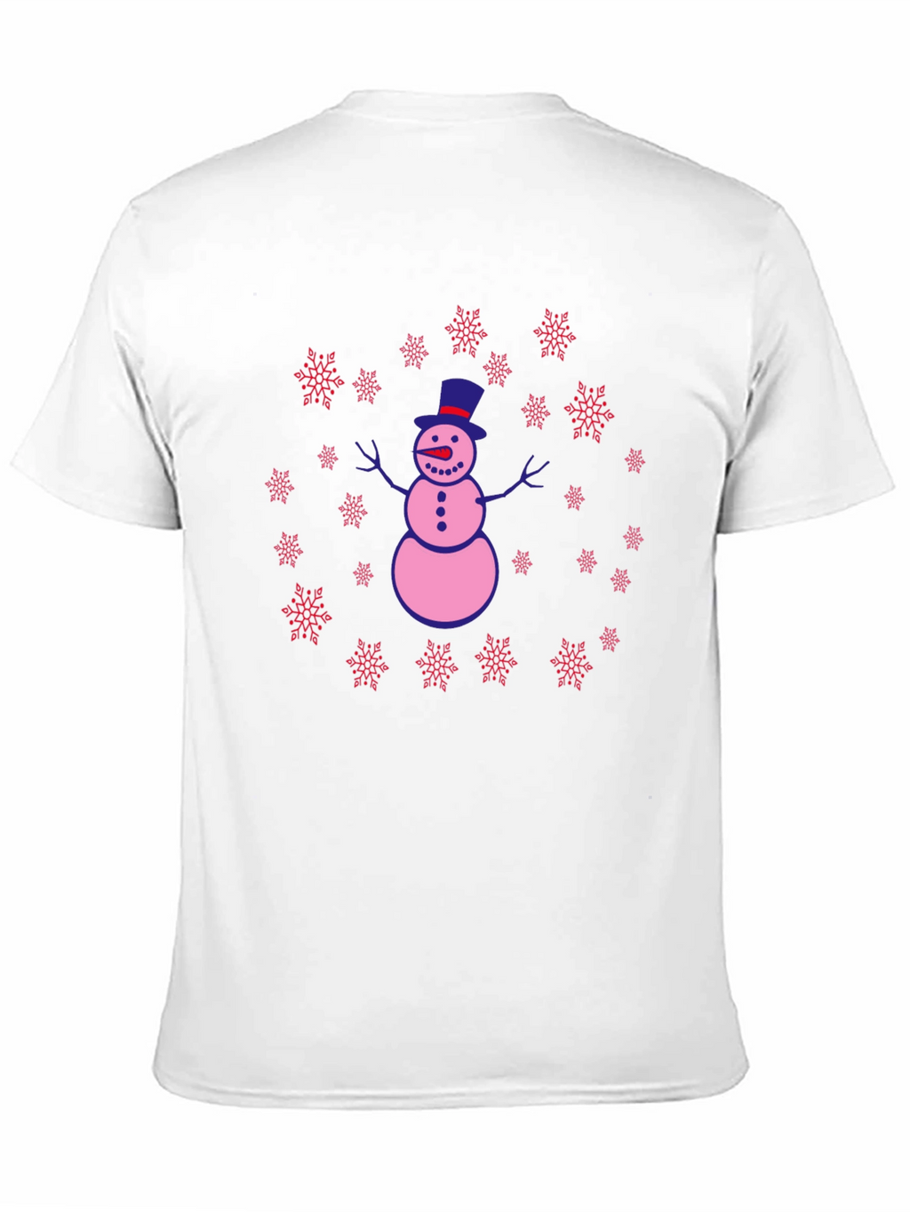Snowman Snowflake Graphic Tee