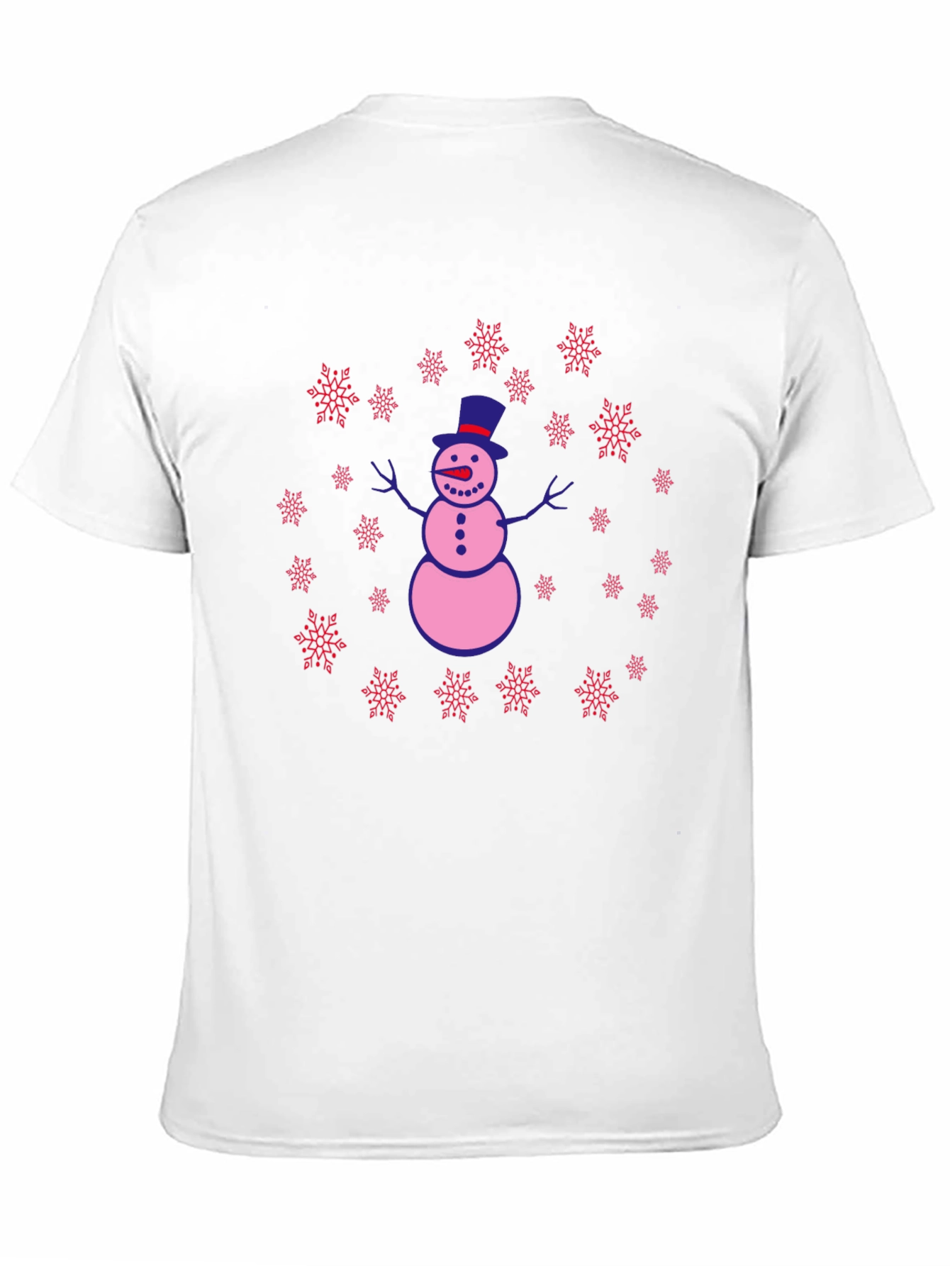 Snowman Snowflake Graphic Tee