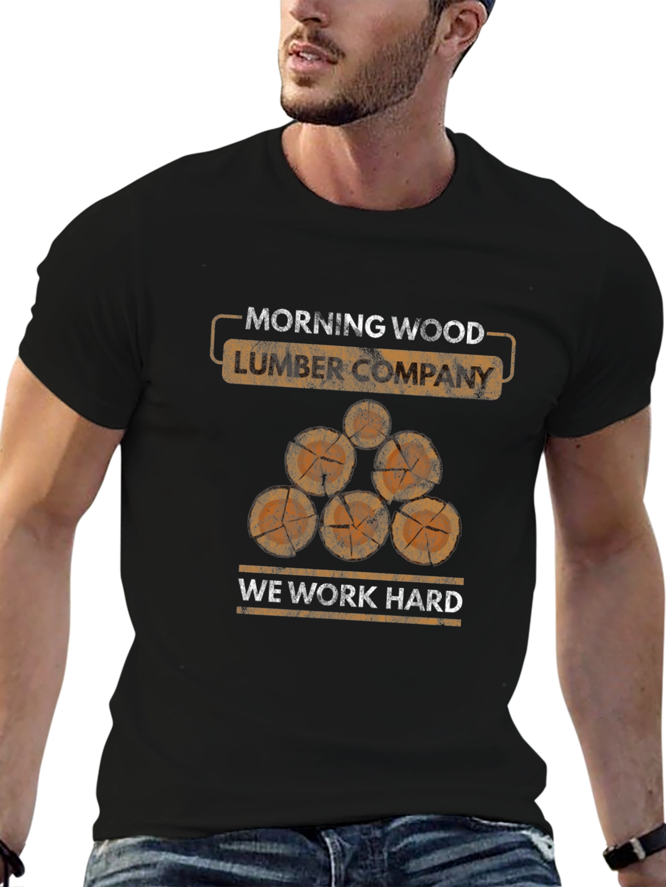 Morning Wood Lumber Company Graphic T-Shirt