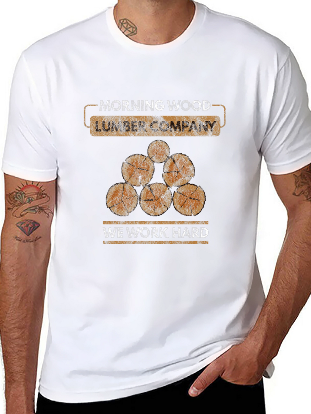 Morning Wood Lumber Company Graphic T-Shirt