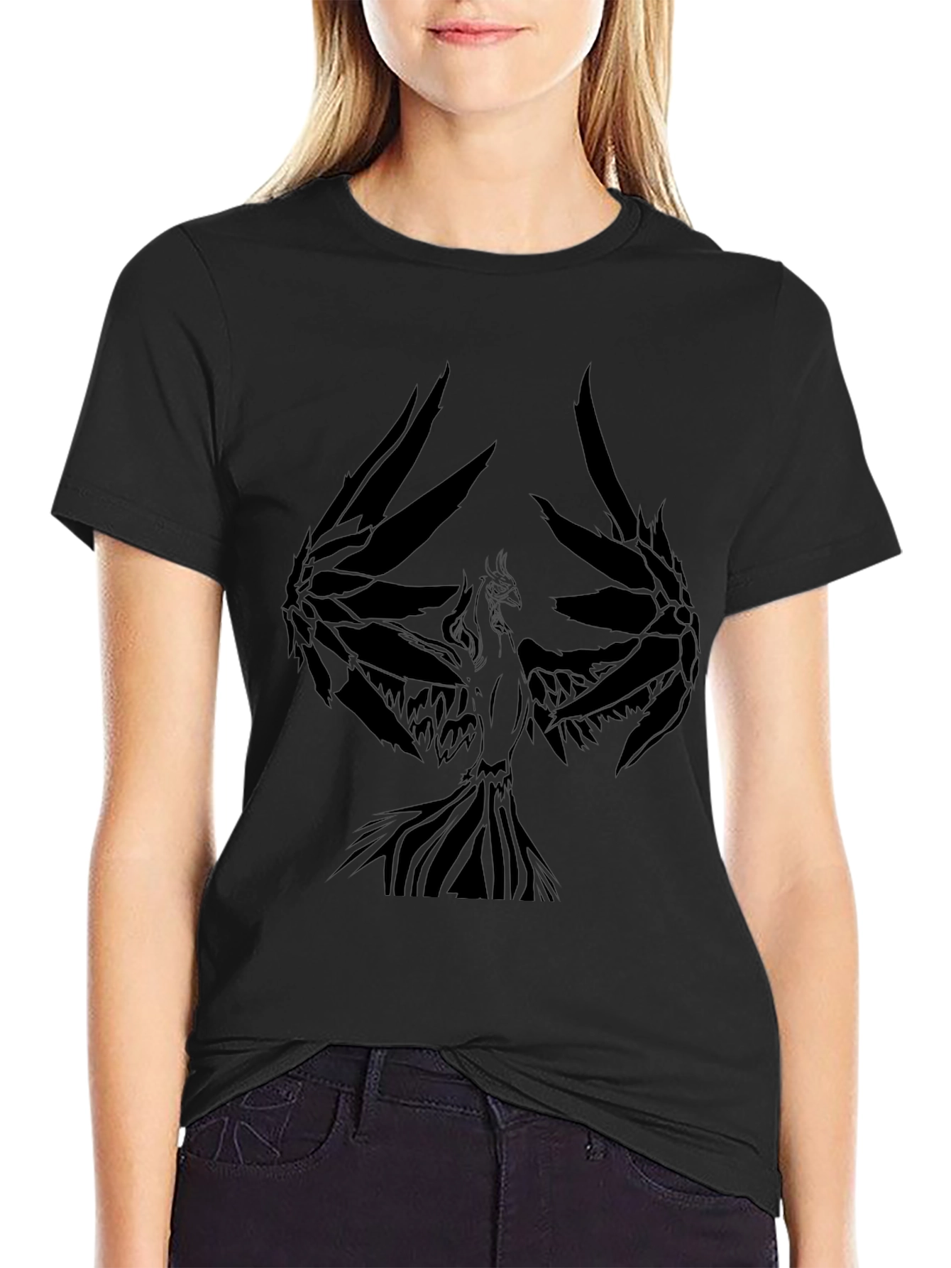 Phoenix Graphic Black T-Shirt - Mens Fashion Tee