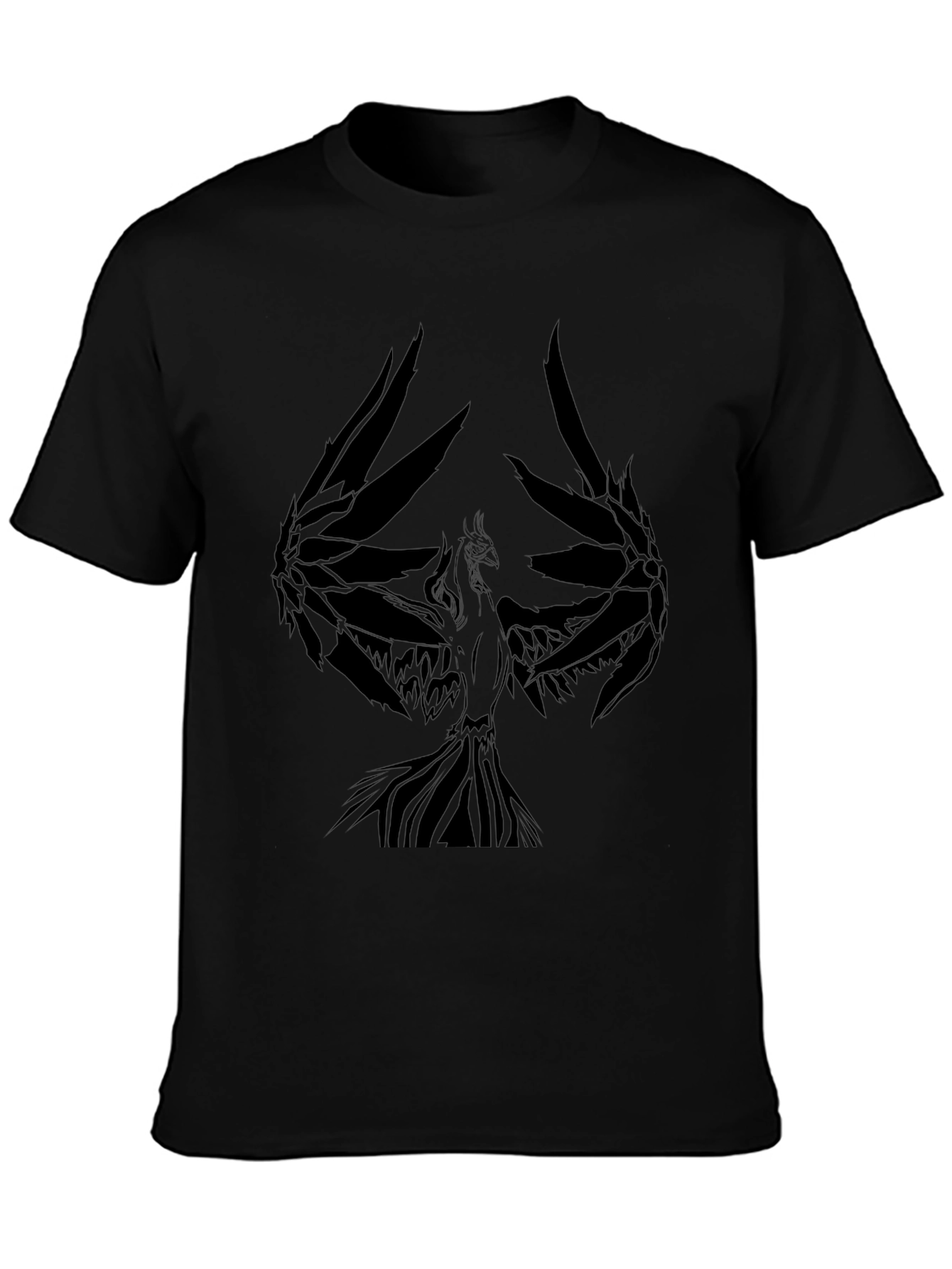 Phoenix Graphic Black T-Shirt - Mens Fashion Tee