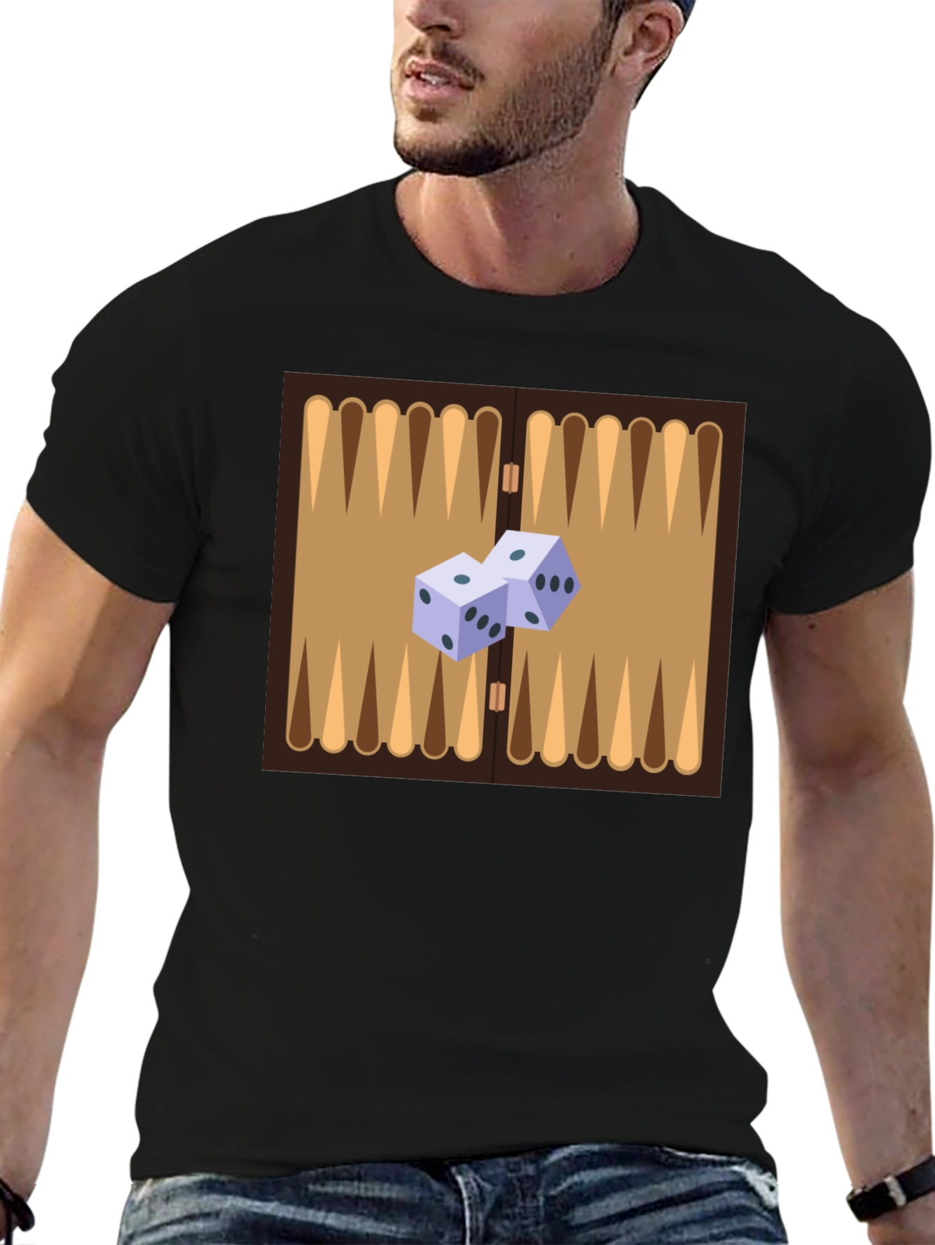 Backgammon Board Graphic Tee