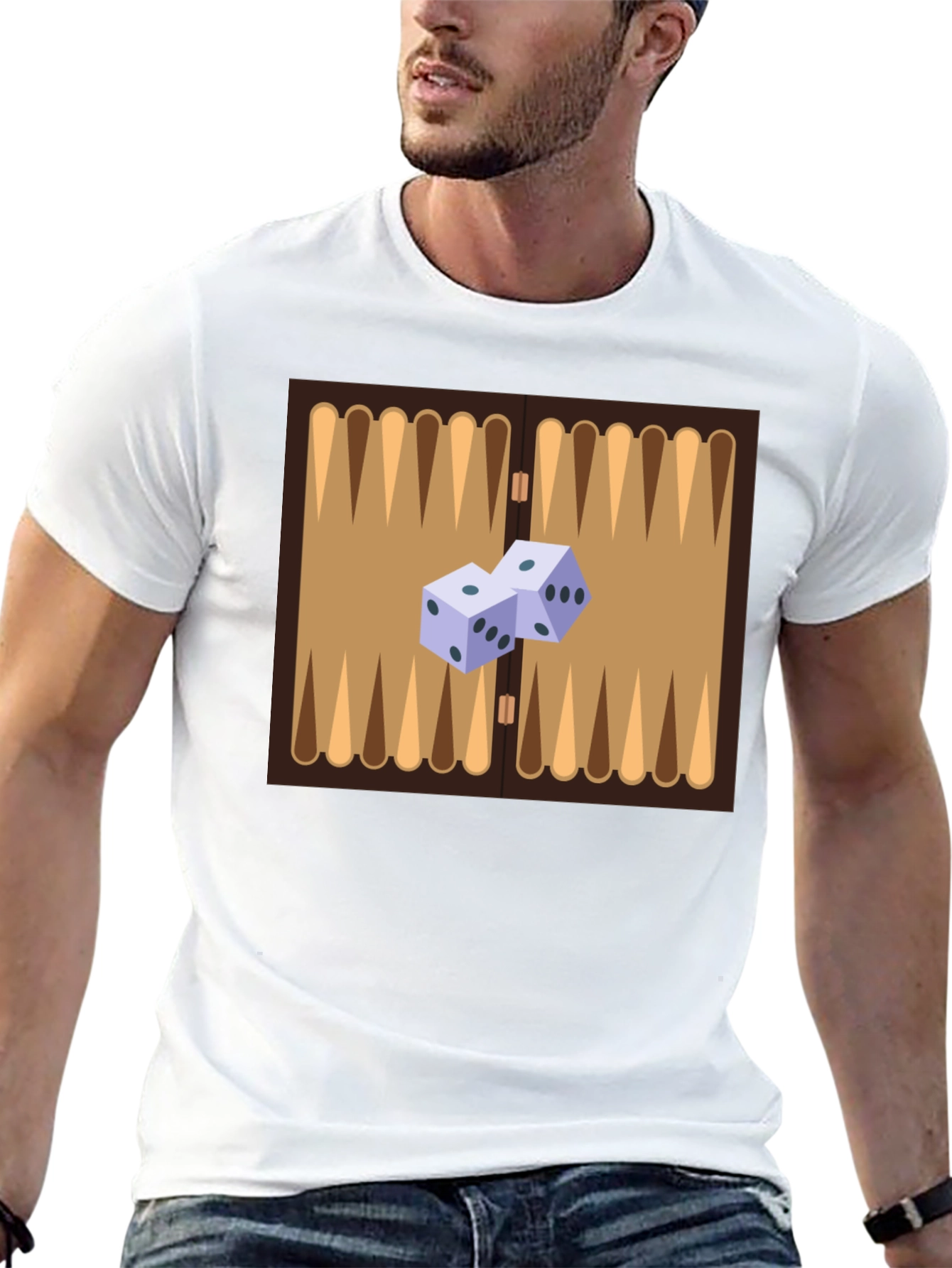 Backgammon Board Graphic Tee