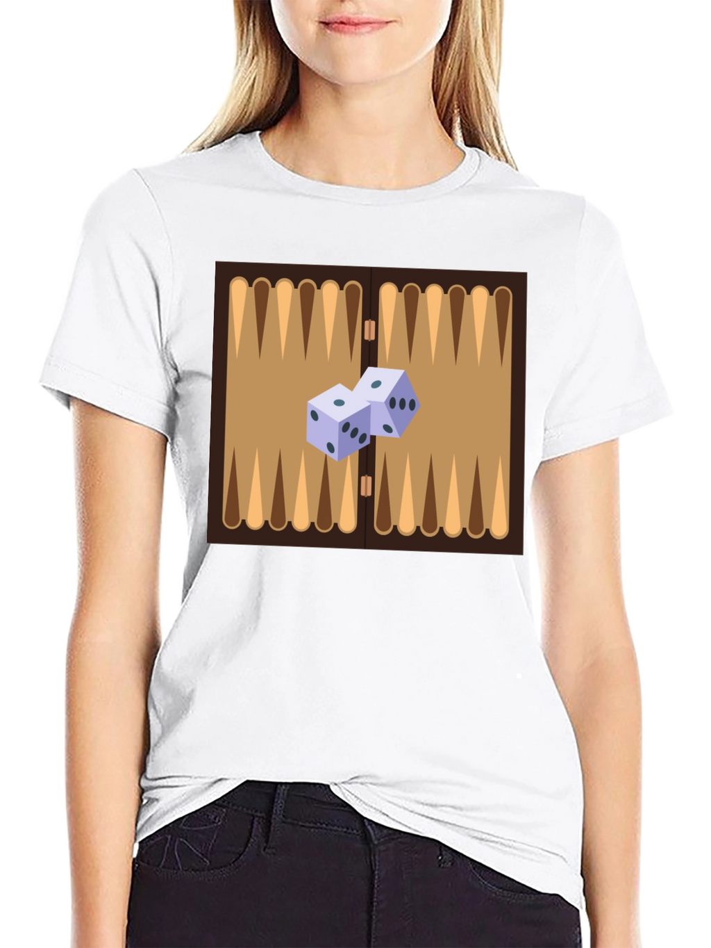 Backgammon Board Graphic Tee