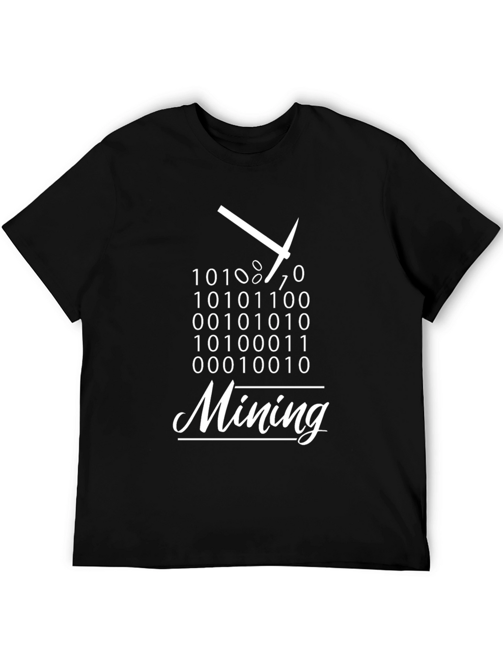 Bitcoin Mining Binary Code T-Shirt