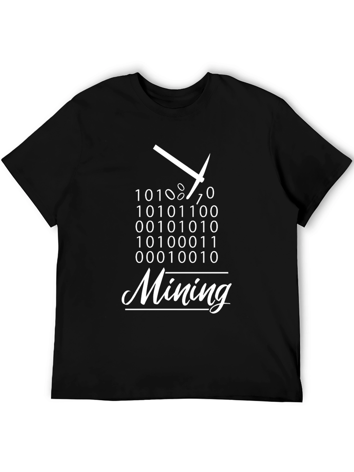 Bitcoin Mining Binary Code T-Shirt