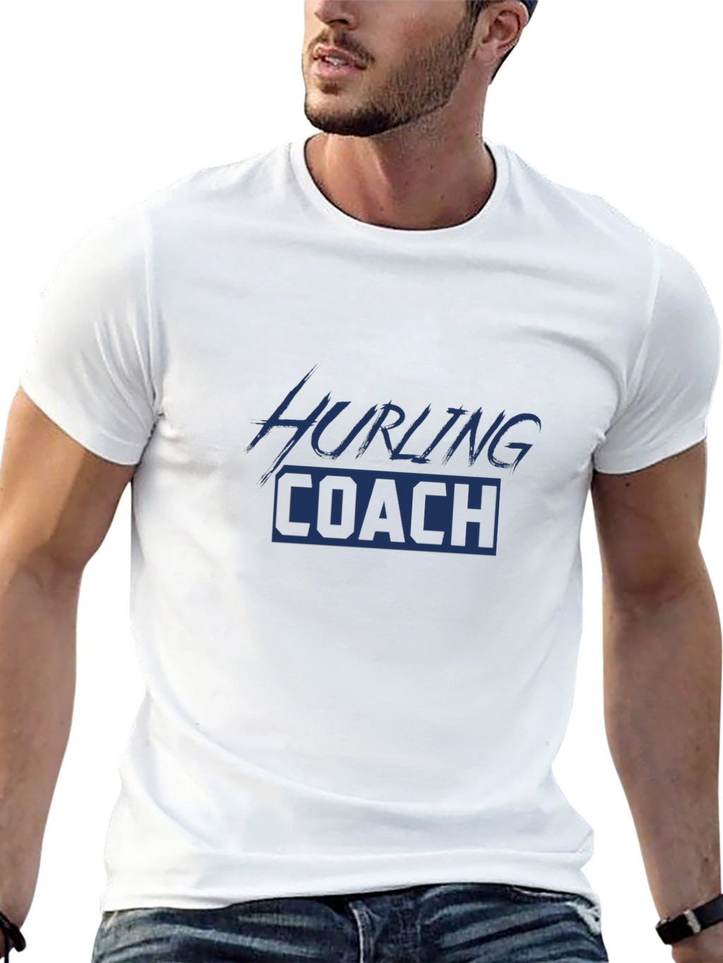 Hurling Coach Graphic T-Shirt