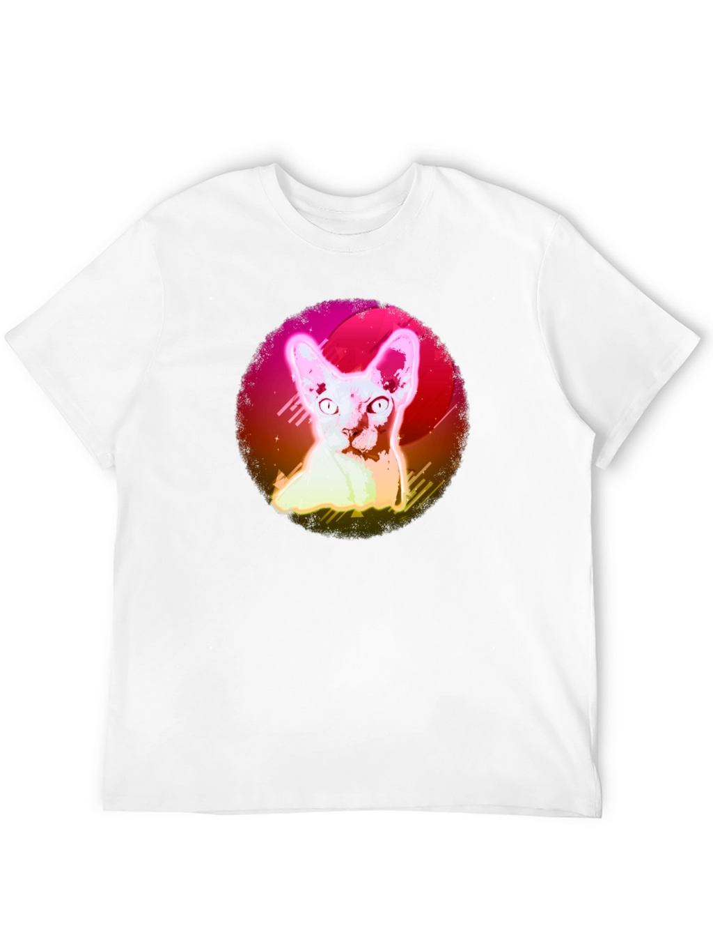 Sphynx Cat Graphic T-Shirt - Stylish Pet Lover Tee