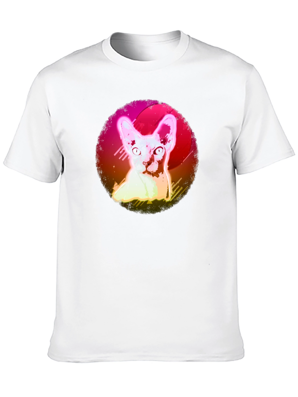 Sphynx Cat Graphic T-Shirt - Stylish Pet Lover Tee