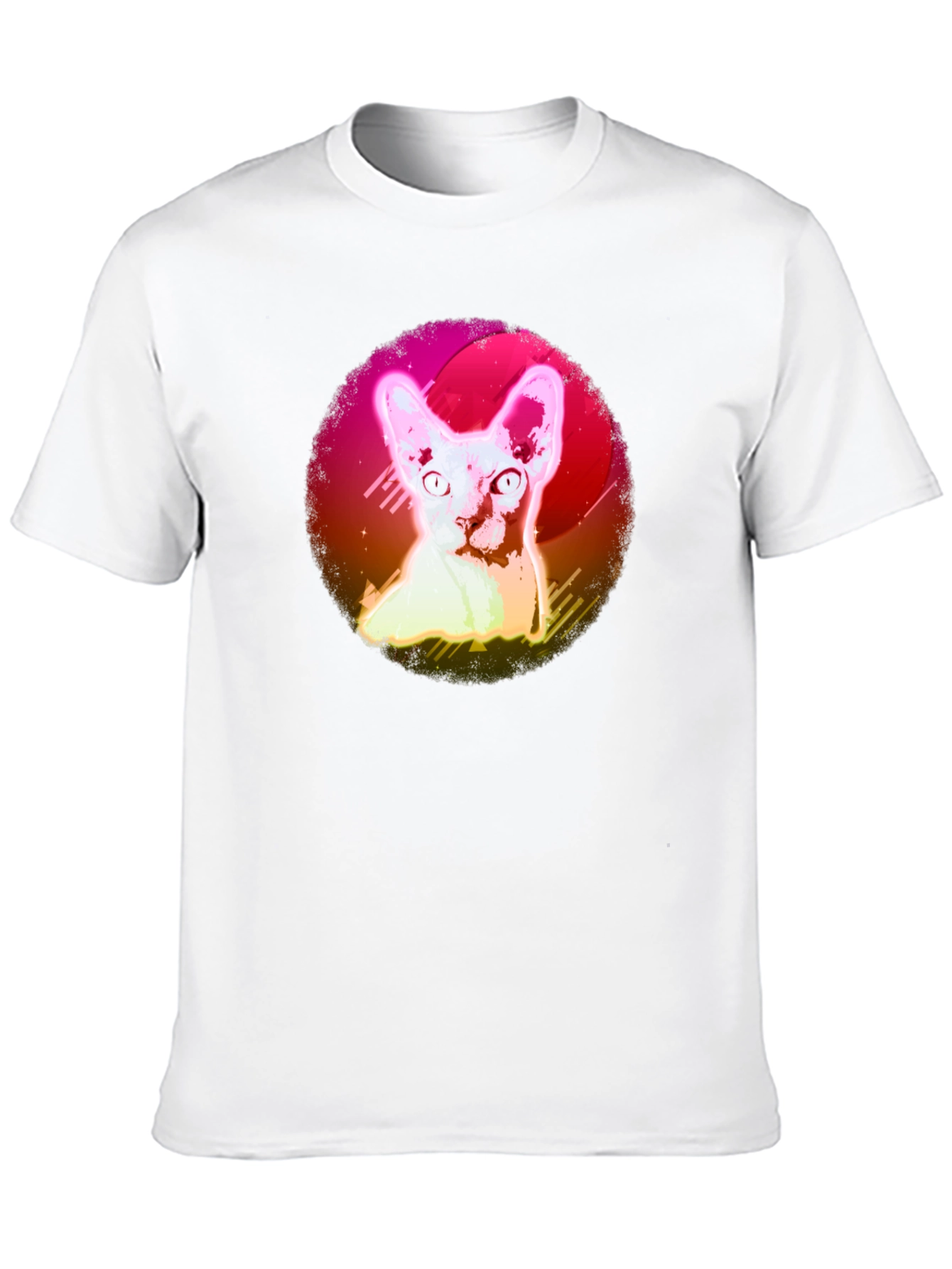 Sphynx Cat Graphic T-Shirt - Stylish Pet Lover Tee