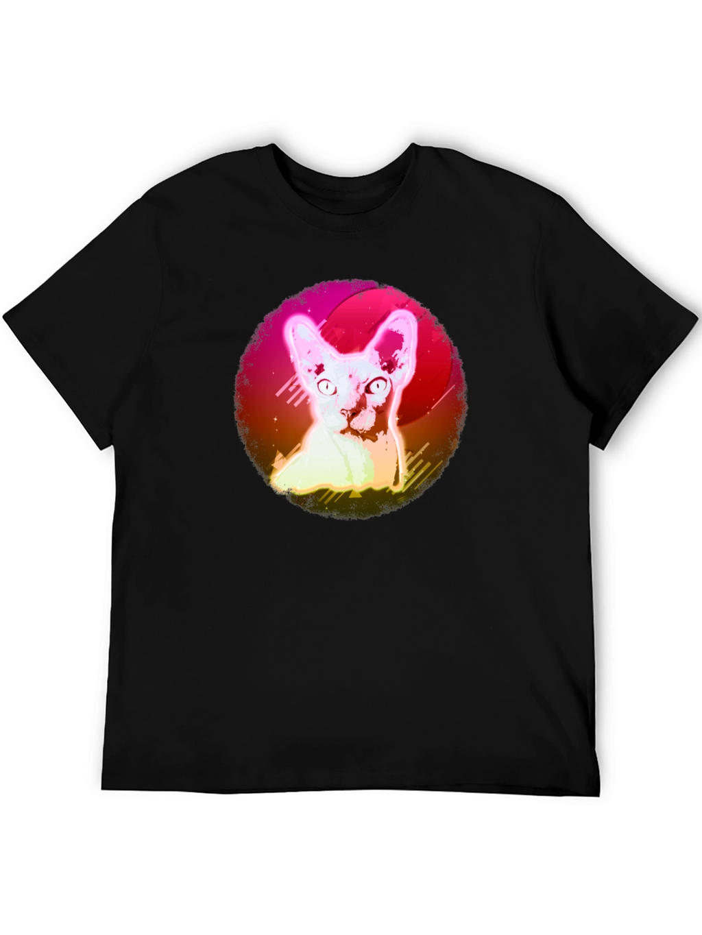Sphynx Cat Graphic T-Shirt - Stylish Pet Lover Tee