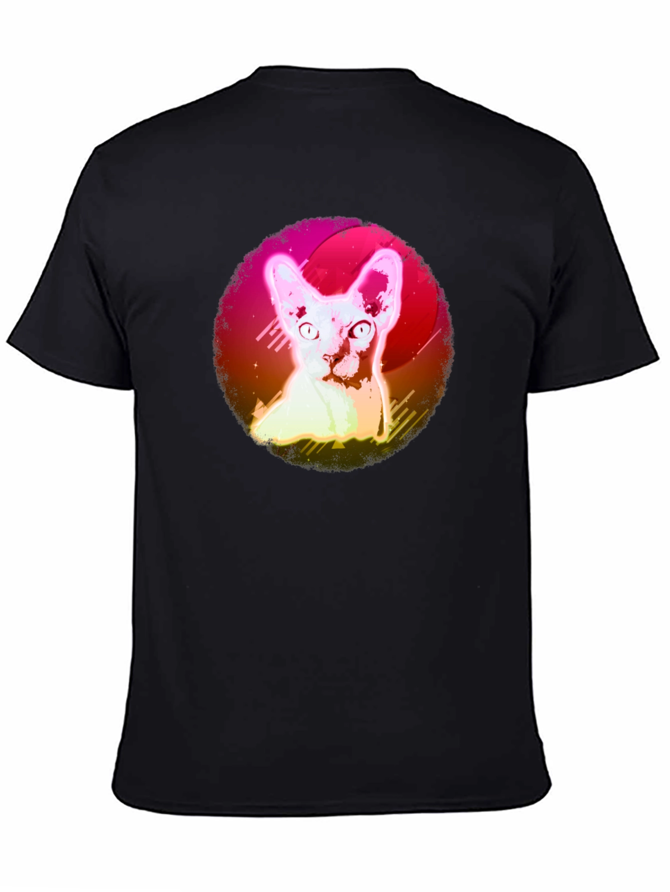 Sphynx Cat Graphic T-Shirt - Stylish Pet Lover Tee
