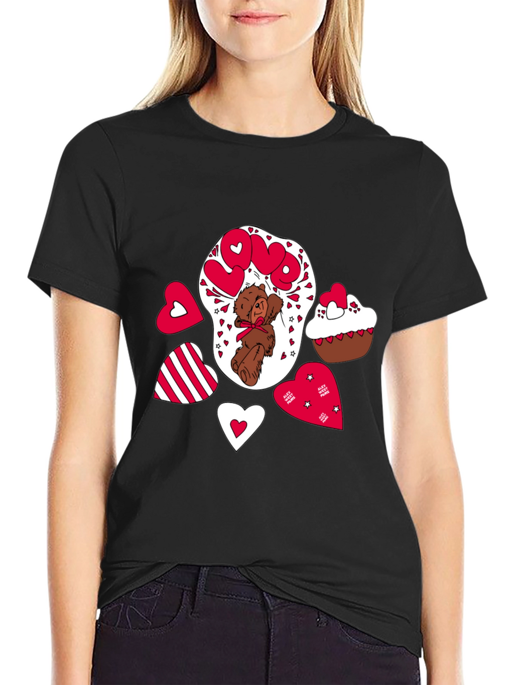 Love Bear T-Shirt Valentines Day