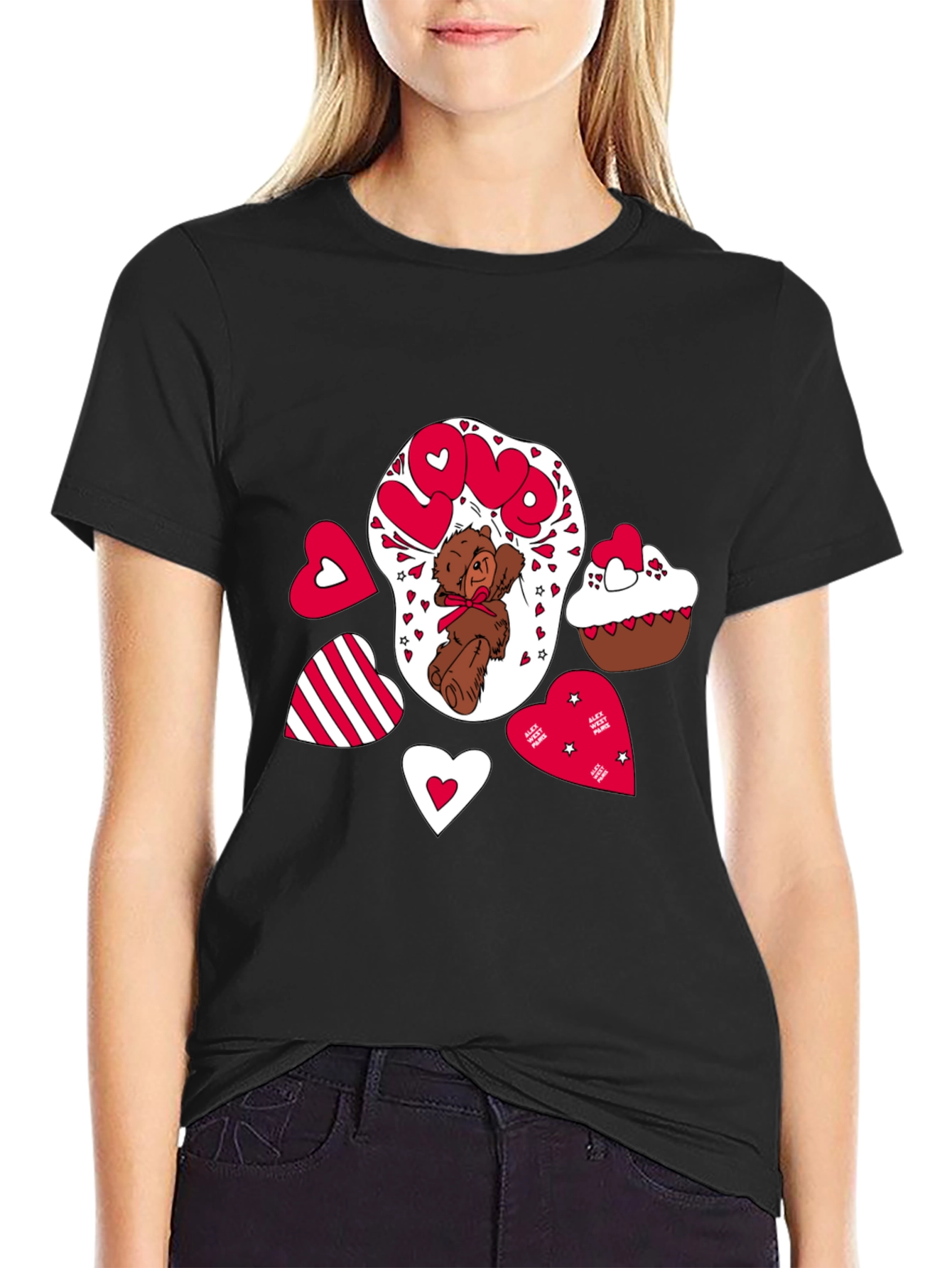 Love Bear T-Shirt Valentines Day