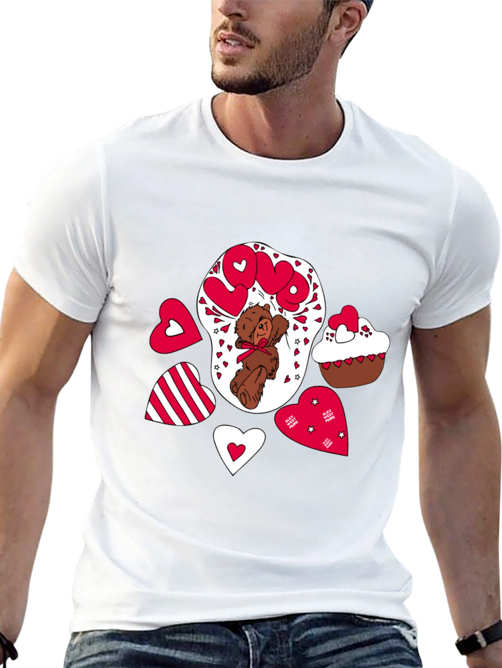 Love Bear T-Shirt Valentines Day
