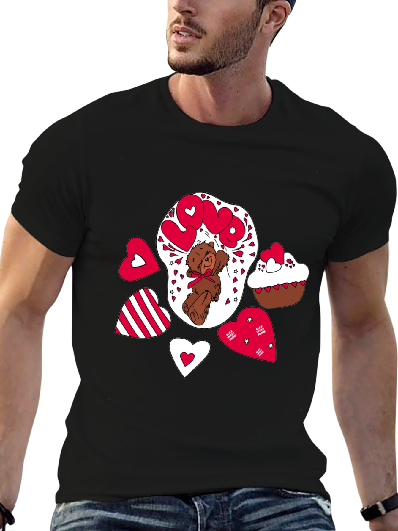 Love Bear T-Shirt Valentines Day