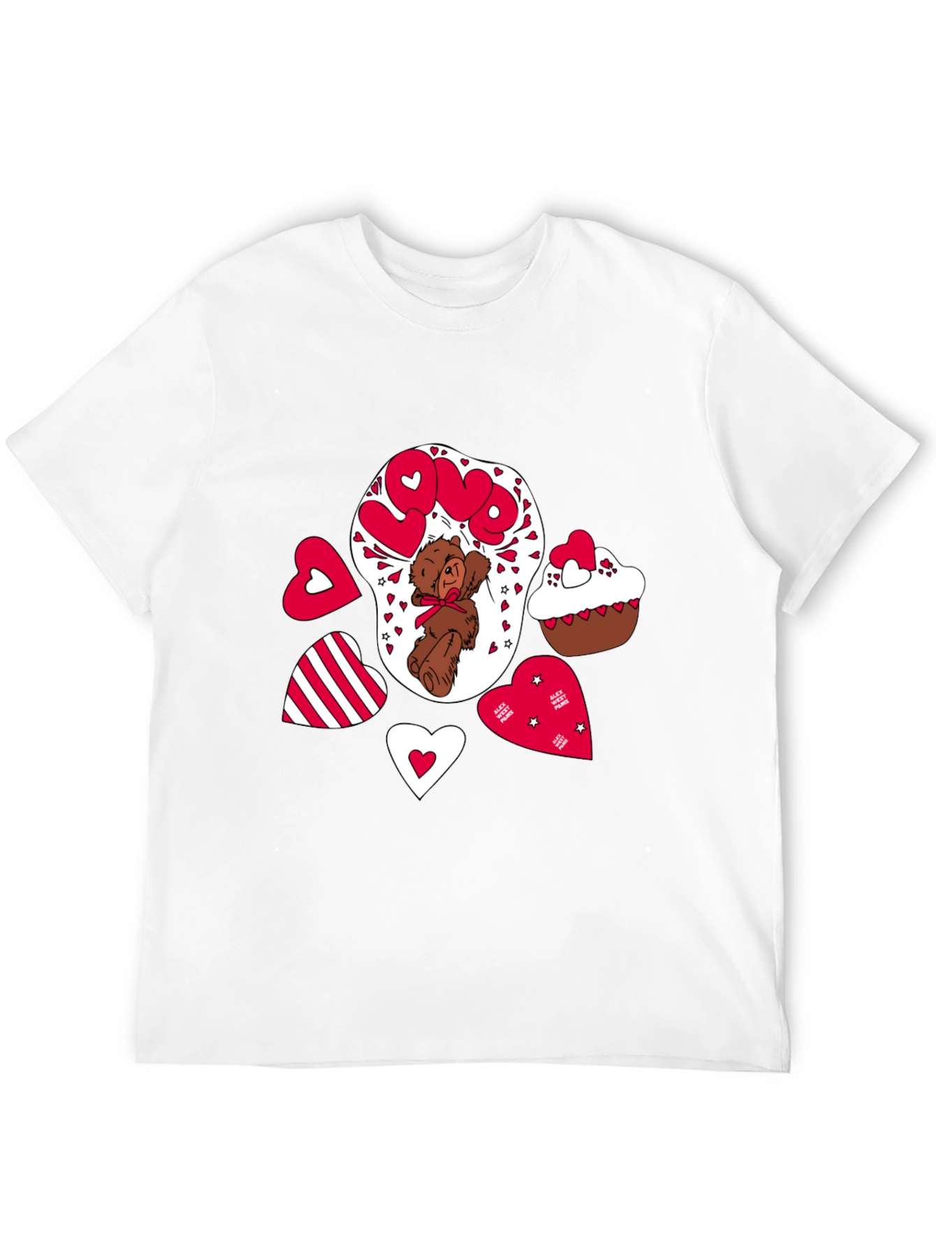 Love Bear T-Shirt Valentines Day