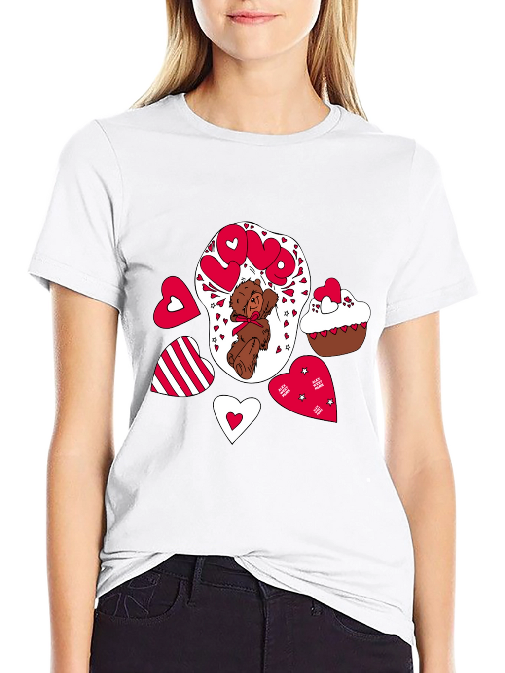 Love Bear T-Shirt Valentines Day