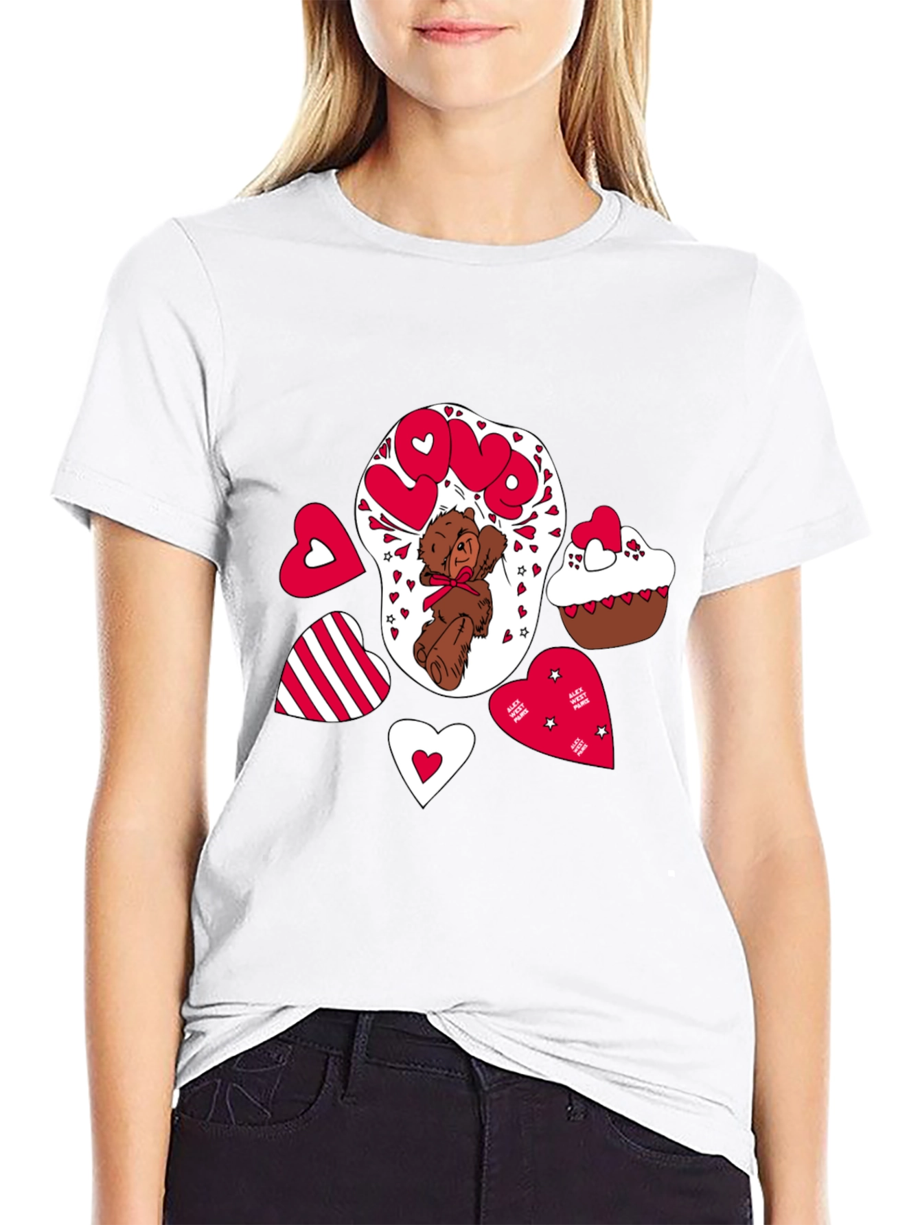 Love Bear T-Shirt Valentines Day