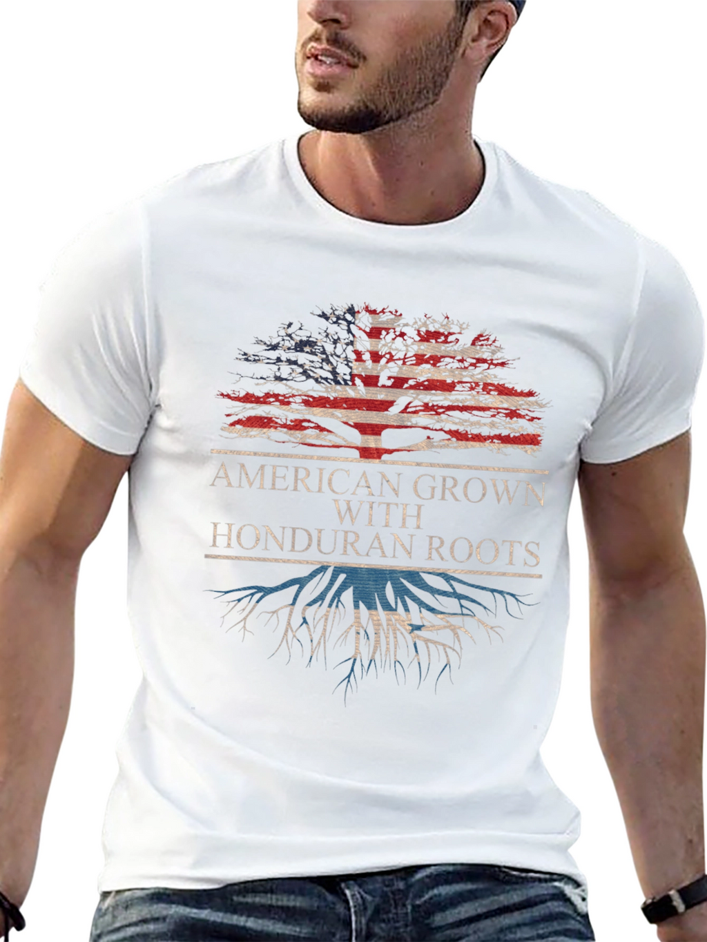 American Grown with Honduran Roots T-Shirt