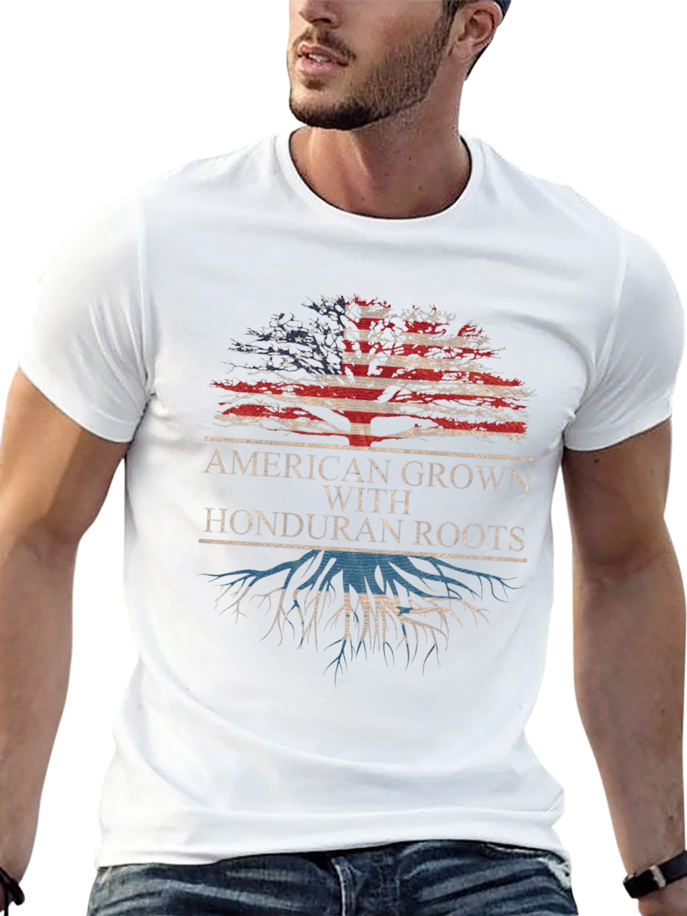 American Grown with Honduran Roots T-Shirt